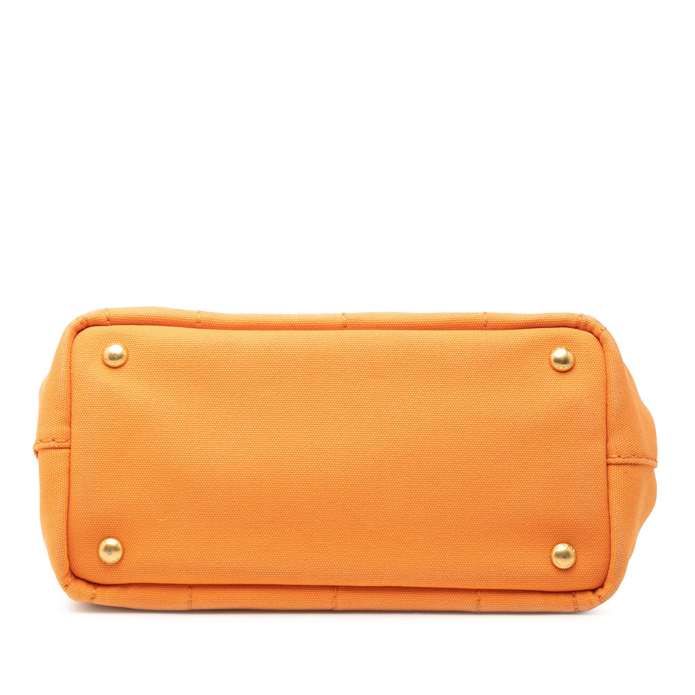 Pre-Loved Prada Small Canvas Canapa Logo Satchel - Picture 3 of 6